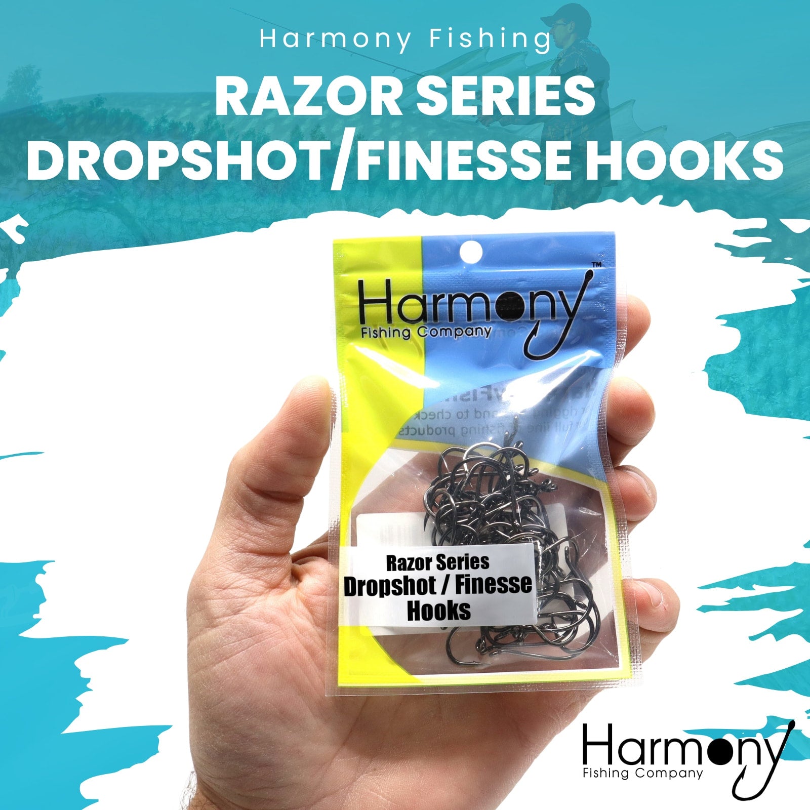 Razor Series Dropshot Finesse Hooks (10 Pack)