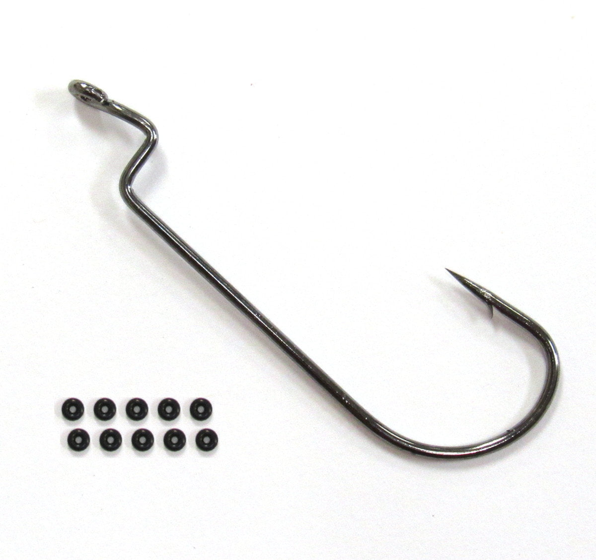 best hooks for live worm fishing Razor Series Offset Worm Hooks w/ Bait Pegs – Harmony Fishing Company
