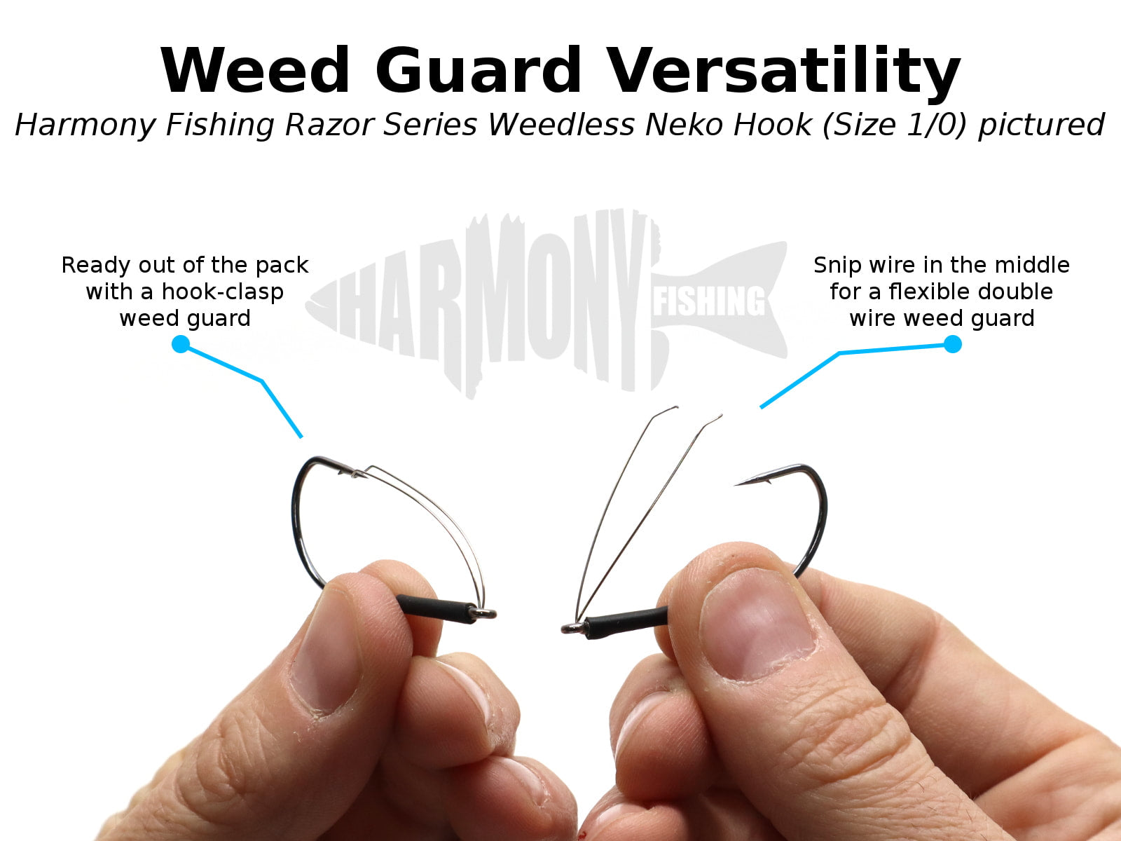 Razor Series Weedless Neko Hooks (10 Pack)