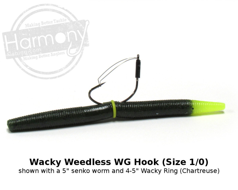 Rompin 20pcs/lot 8003 Wacky Rig Hook Worm Hooks Wide Gap Senko