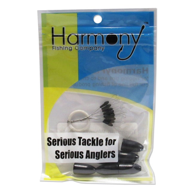 Harmony Fishing - Tungsten Worm Weights & Weight Pegs Select Size/Qty for Bass Fishing 3/4 oz 4 Pack