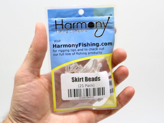 Harmony Fishing Skirt Beads (25 Pack) - Quickly and easily add a skirt to  your favorite baits