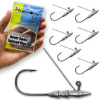 Hover Swim Minnow Rig Jigheads for Bass Fishing (6 Pack)