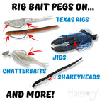 Bait Pegs (100 Pack, Select Size)