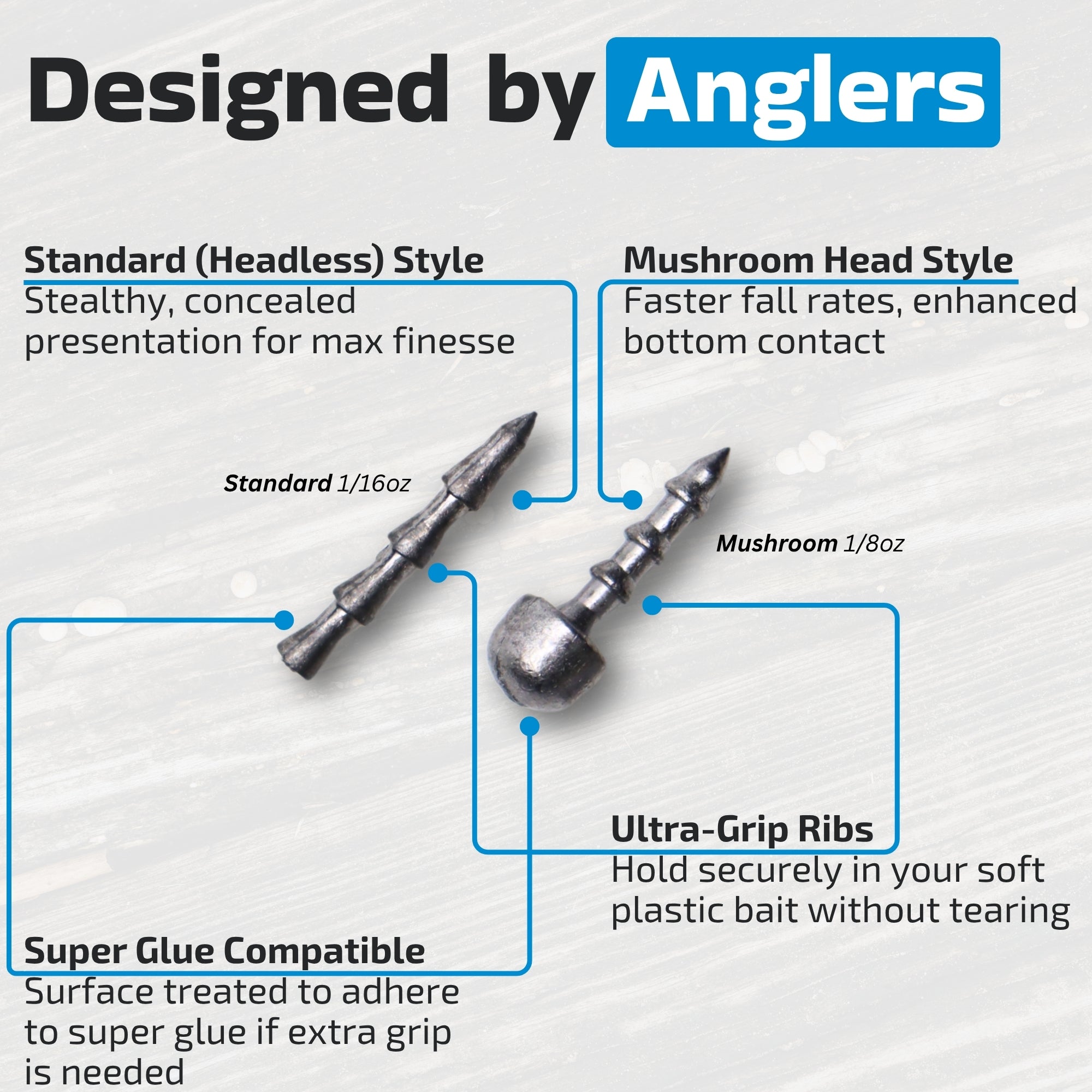 Nail Weights (Standard & Mushroom/Moon Head)