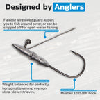 Hover Swim Minnow Rig Jigheads for Bass Fishing (6 Pack)