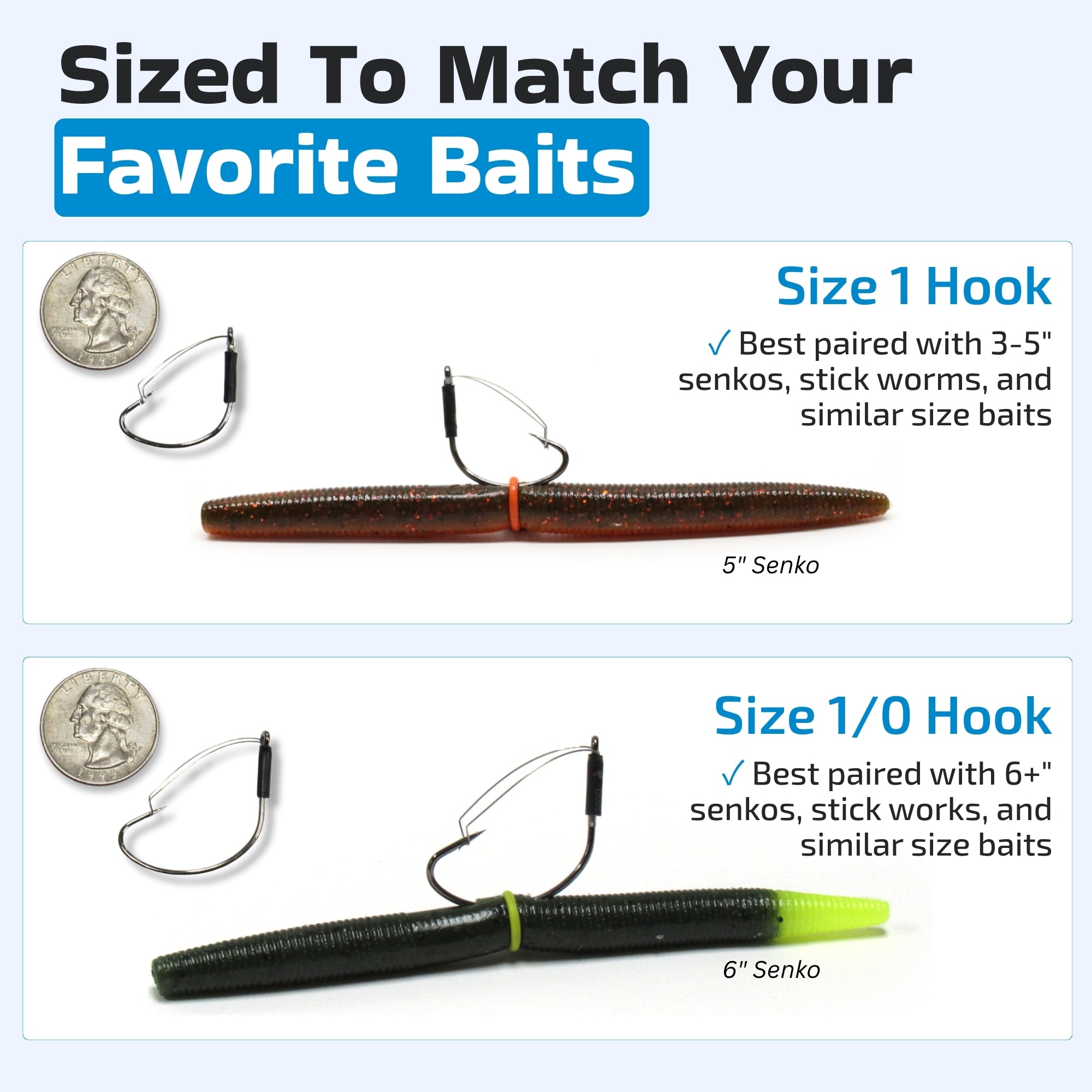 Wacky Weedless WG Hooks – Harmony Fishing Company Wacky Weedless WG Hooks – Harmony Fishing Company