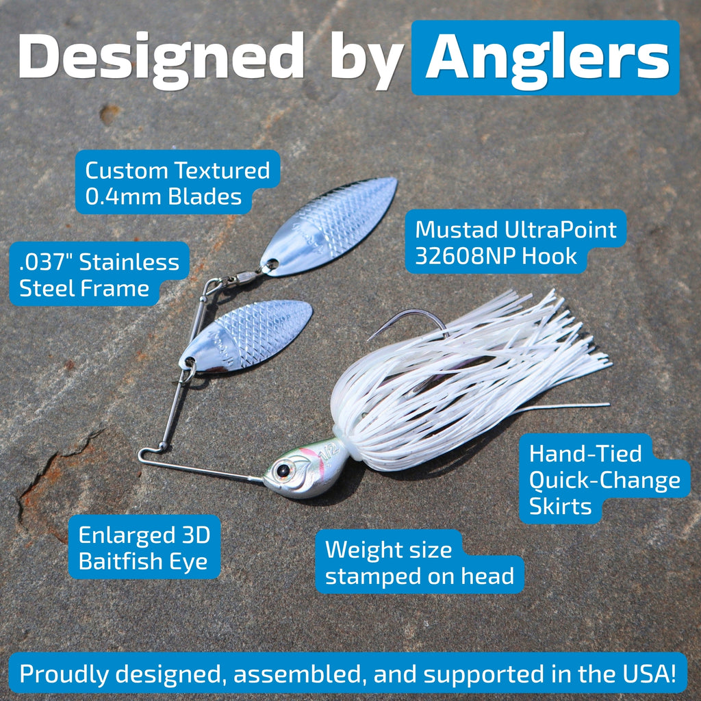 Versa Spinnerbait (includes 3 Quick-Change Skirts)
