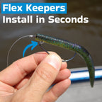 Razor Series EWG Offset Hooks with Flex Keepers (10 Pack)