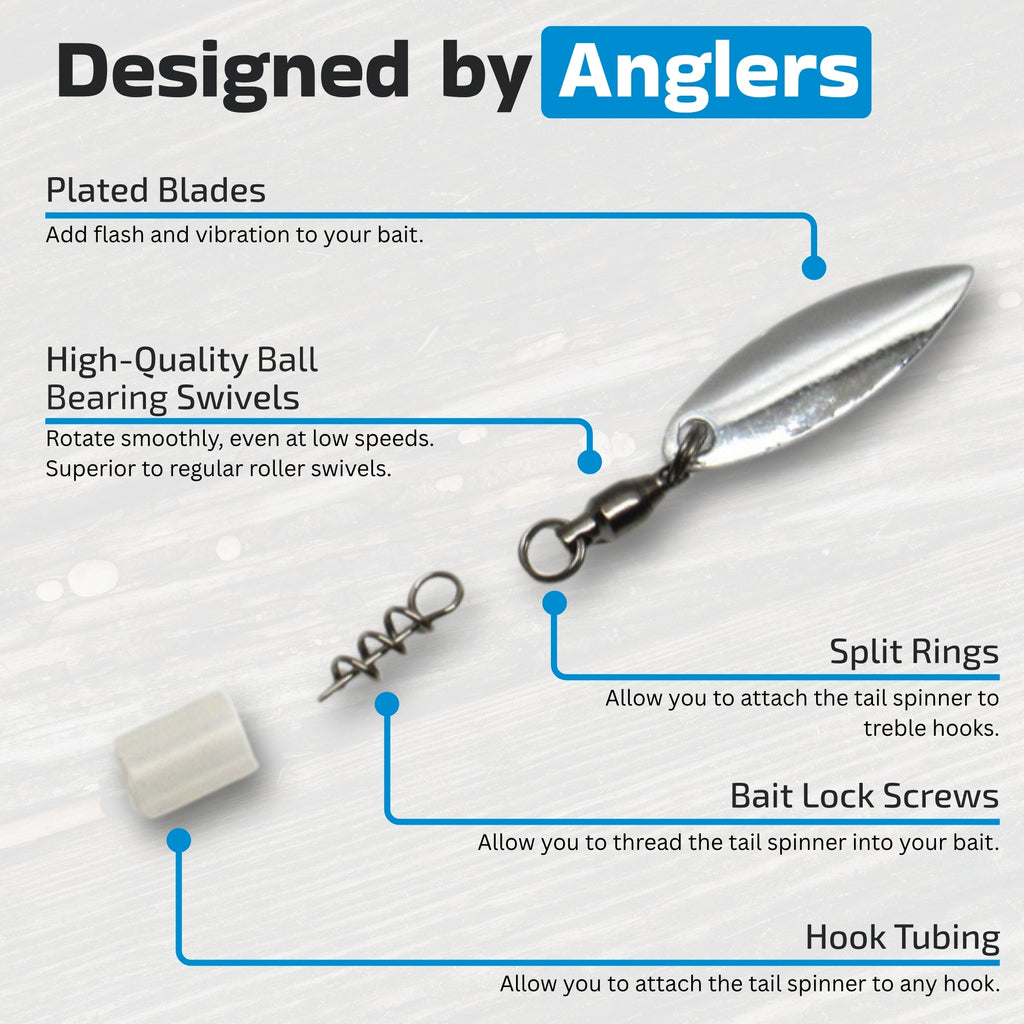 Tail Spinners (Colorado Blade, 7 Pack)