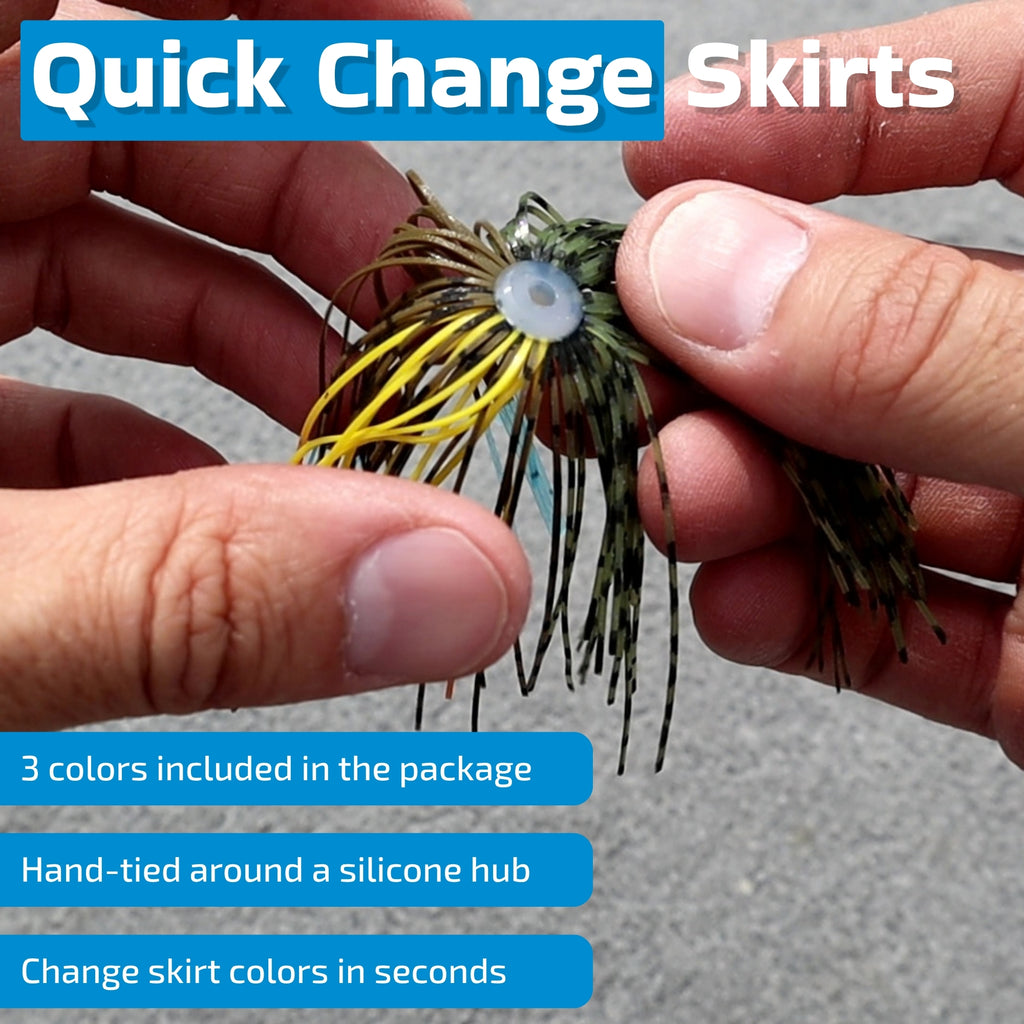 Versa Spinnerbait (includes 3 Quick-Change Skirts)