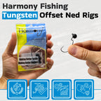 Offset Weedless Ned Rig Jigheads with Flex Keepers (5 Pack)
