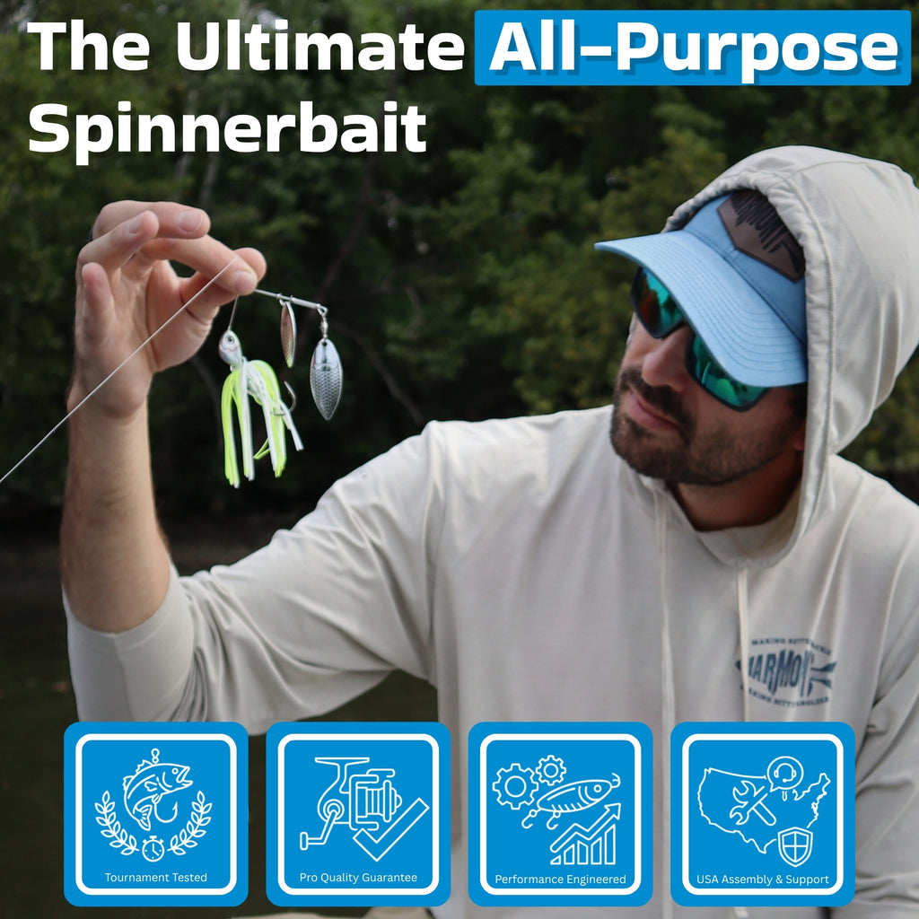 Versa Spinnerbait (includes 3 Quick-Change Skirts)