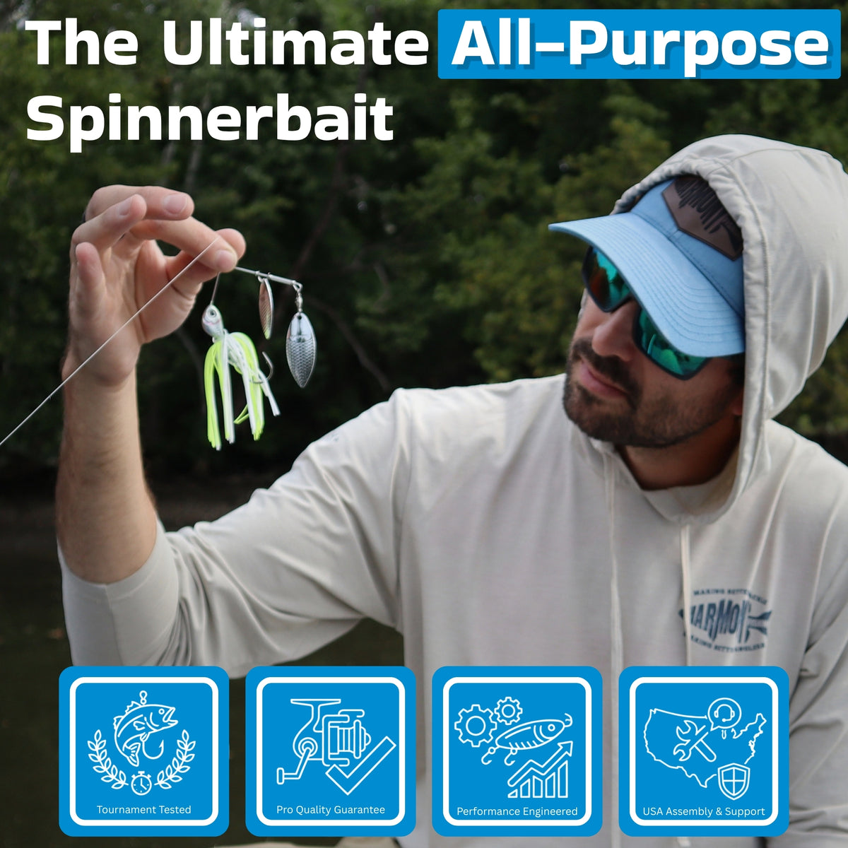 Versa Spinnerbait (includes 3 Quick-Change Skirts)