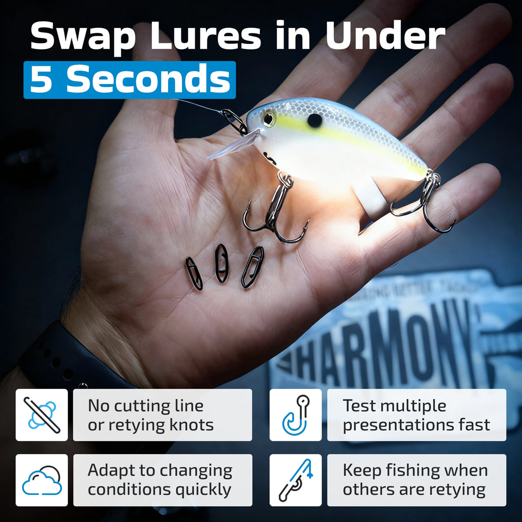 best fishing lure clips Power High Strength Snaps Set, 100pcs Stainless Steel Connector Speed Clips for Quick and Easy Fishing Attachement Saltwater : Sports & Outdoors Made from premium stainless steel Alwonder 50PCS Fishing Power Speed