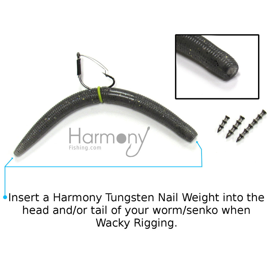 Tungsten Nail Weights [10 Pack, Select Size]