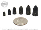 Tungsten Worm Weights w/ Weight Pegs [Select Size, Qty]