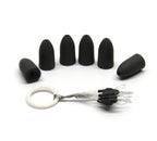 Tungsten Worm Weights w/ Weight Pegs [Select Size, Qty]