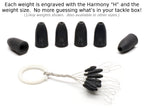 Tungsten Worm Weights w/ Weight Pegs [Select Size, Qty]