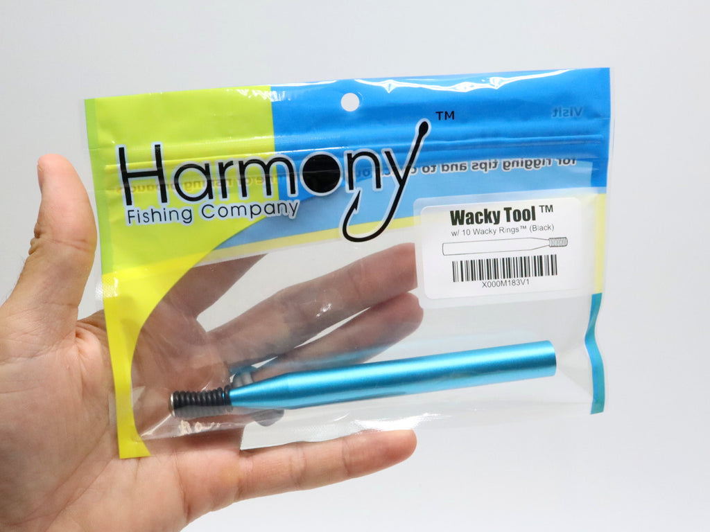 Pro-Grade Wacky Tool (Wacky Rig O-Ring Tool w/ 10 Wacky Rings for 4&5" Senkos)