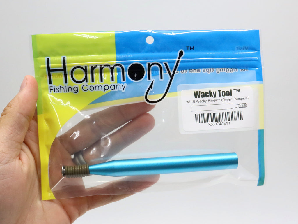 Pro-Grade Wacky Tool (Wacky Rig O-Ring Tool w/ 10 Wacky Rings for 4&5" Senkos)