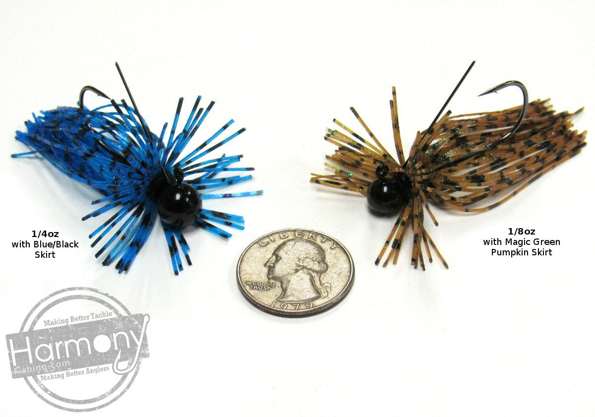 Tungsten Finesse Ball Jig MSS Kit (3 Jigs, 4 Skirts, 5 Bait Pegs)