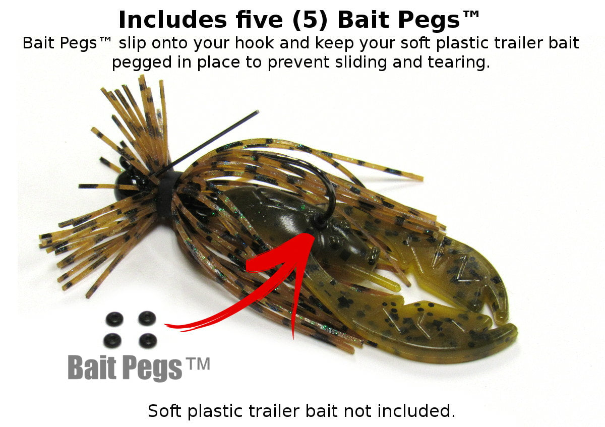Tungsten Finesse Ball Jig MSS Kit (3 Jigs, 4 Skirts, 5 Bait Pegs)