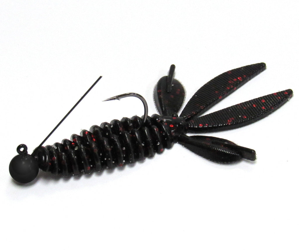 Tungsten Weedless Ball Jigheads (5 Pack w/ Bait Pegs) [Select Size]