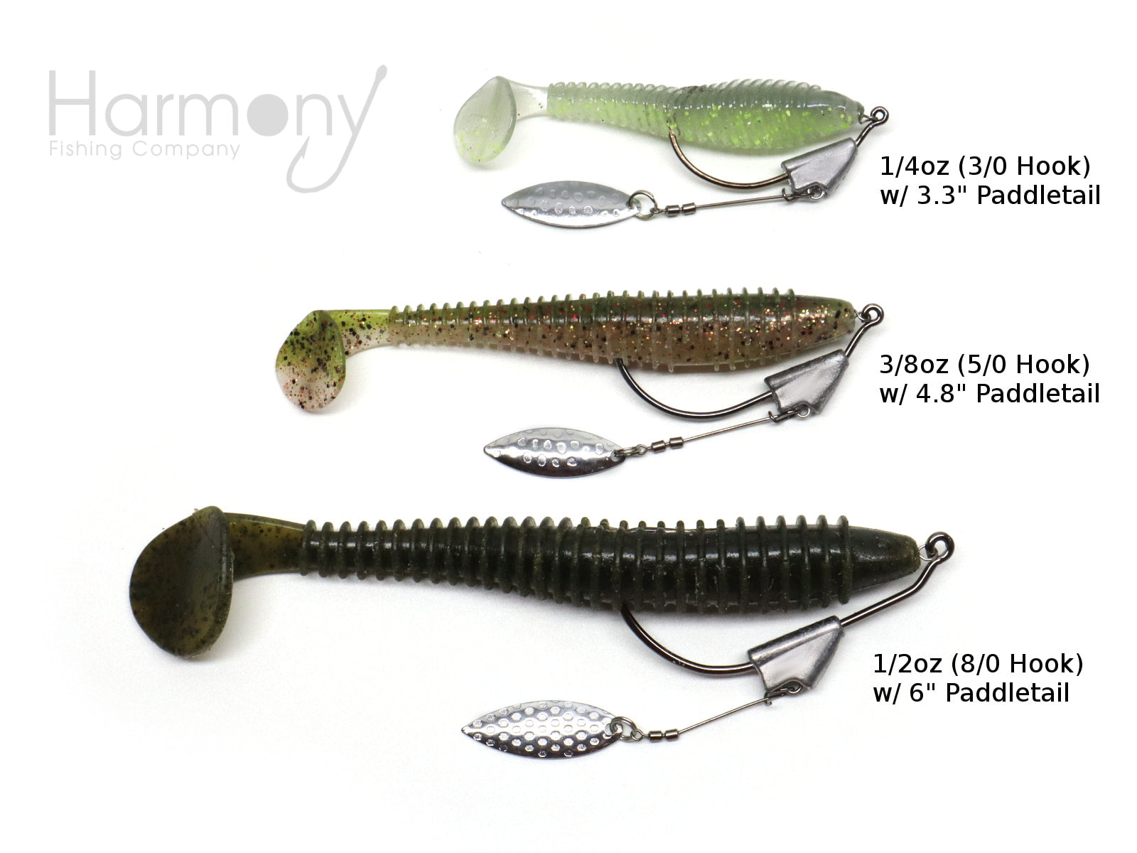 Razor Series UnderSpin Hooks (4 Pack)