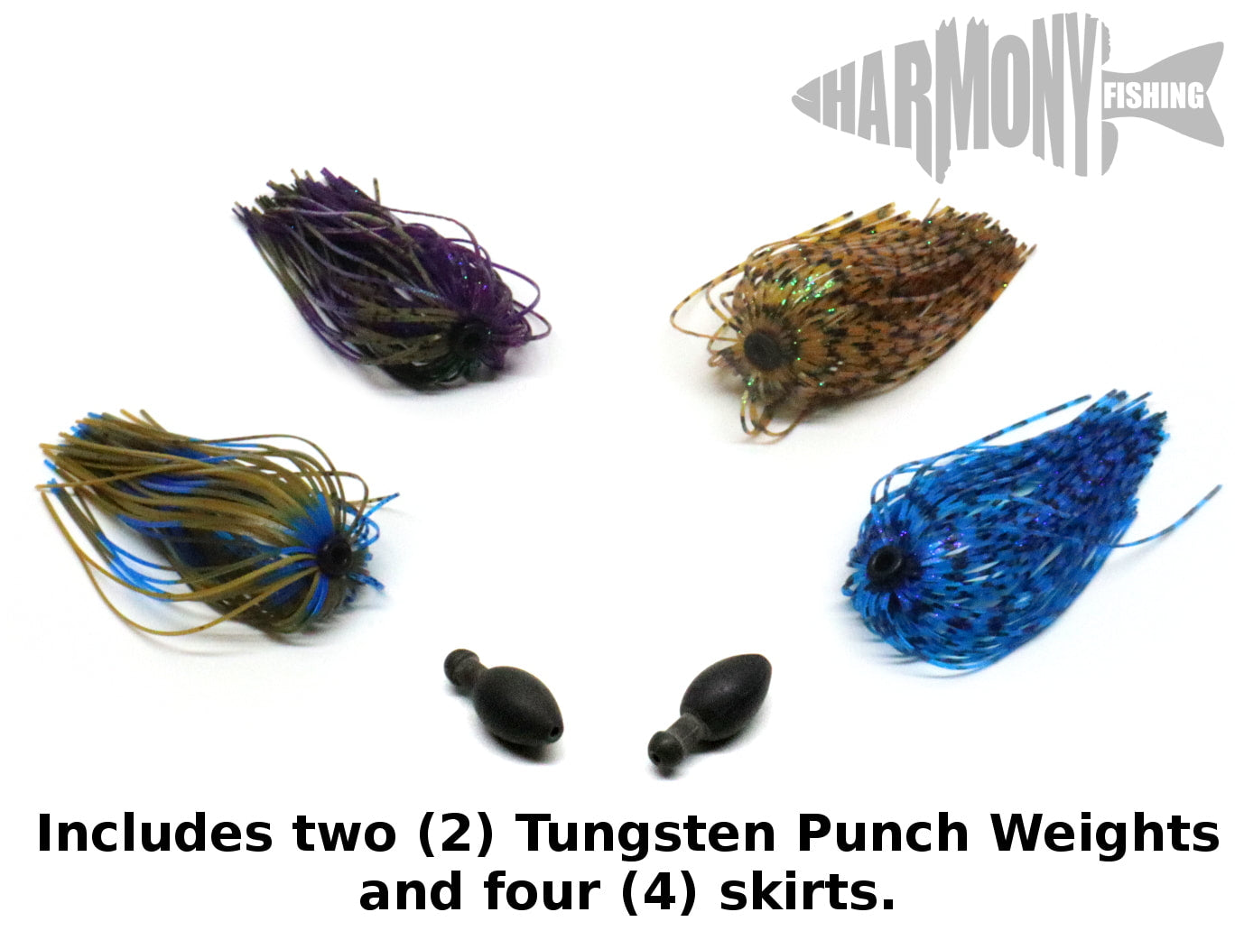 Tungsten Skirted Punch Weight MSS Kit (2 Pack, Modular Skirts)