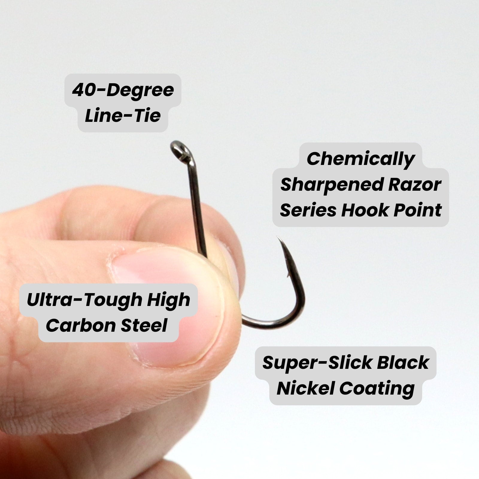 Razor Series Dropshot Finesse Hooks (10 Pack)