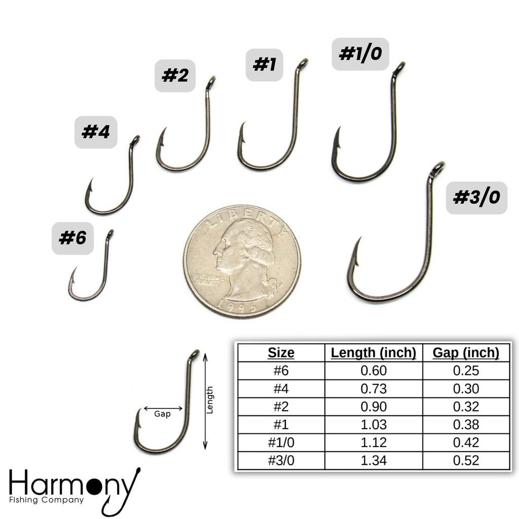 Razor Series DropShot Hooks – Harmony Fishing Company
