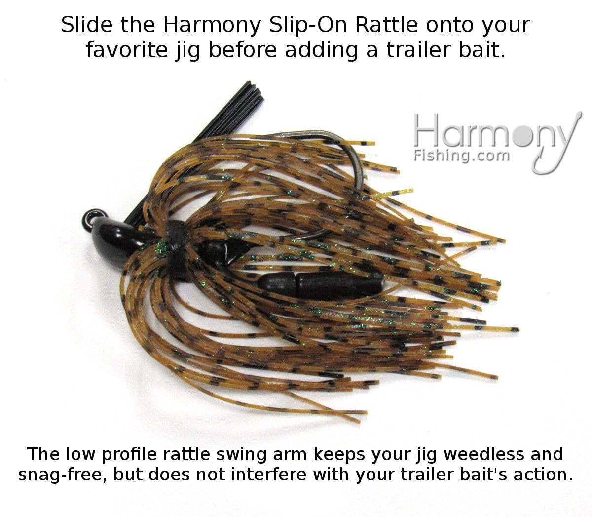 Slip-On Low Profile Jig Rattles (10 Pack)
