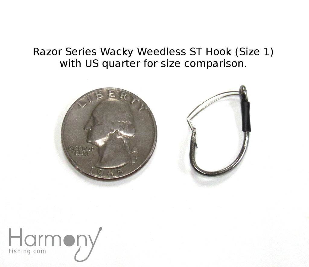 Razor Series Wacky Weedless ST Hooks [Size 1]