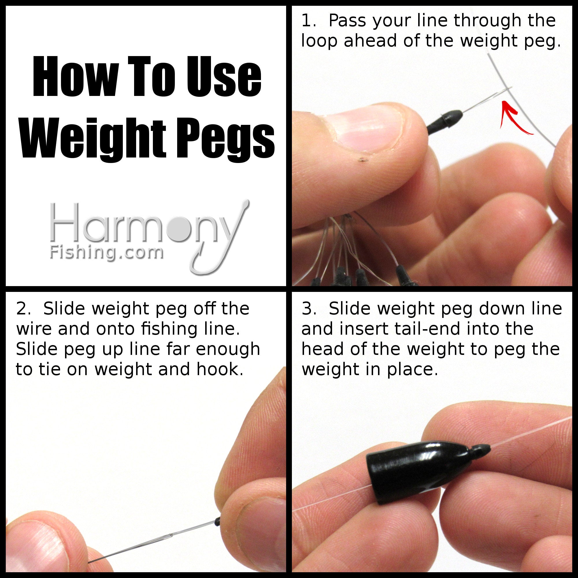Weight Pegs (8 Pack, 80 Pegs)