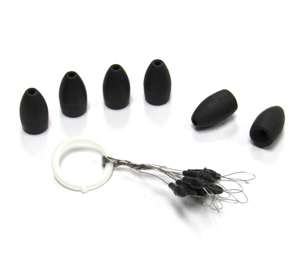 Tungsten Flipping Weights w/ Weight Pegs [Select Size, Qty]