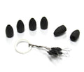 Tungsten Flipping Weights w/ Weight Pegs [Select Size, Qty]