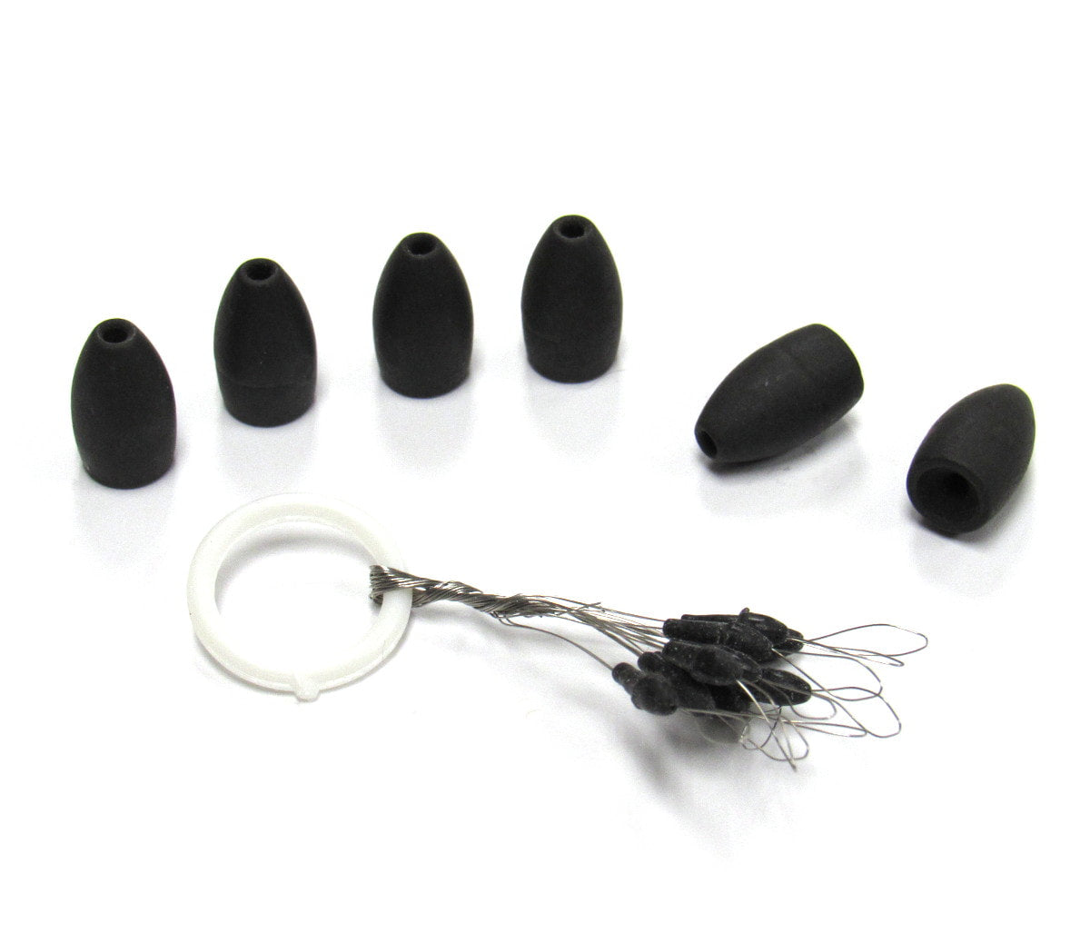 Tungsten Flipping Weights w/ Weight Pegs [Select Size, Qty]