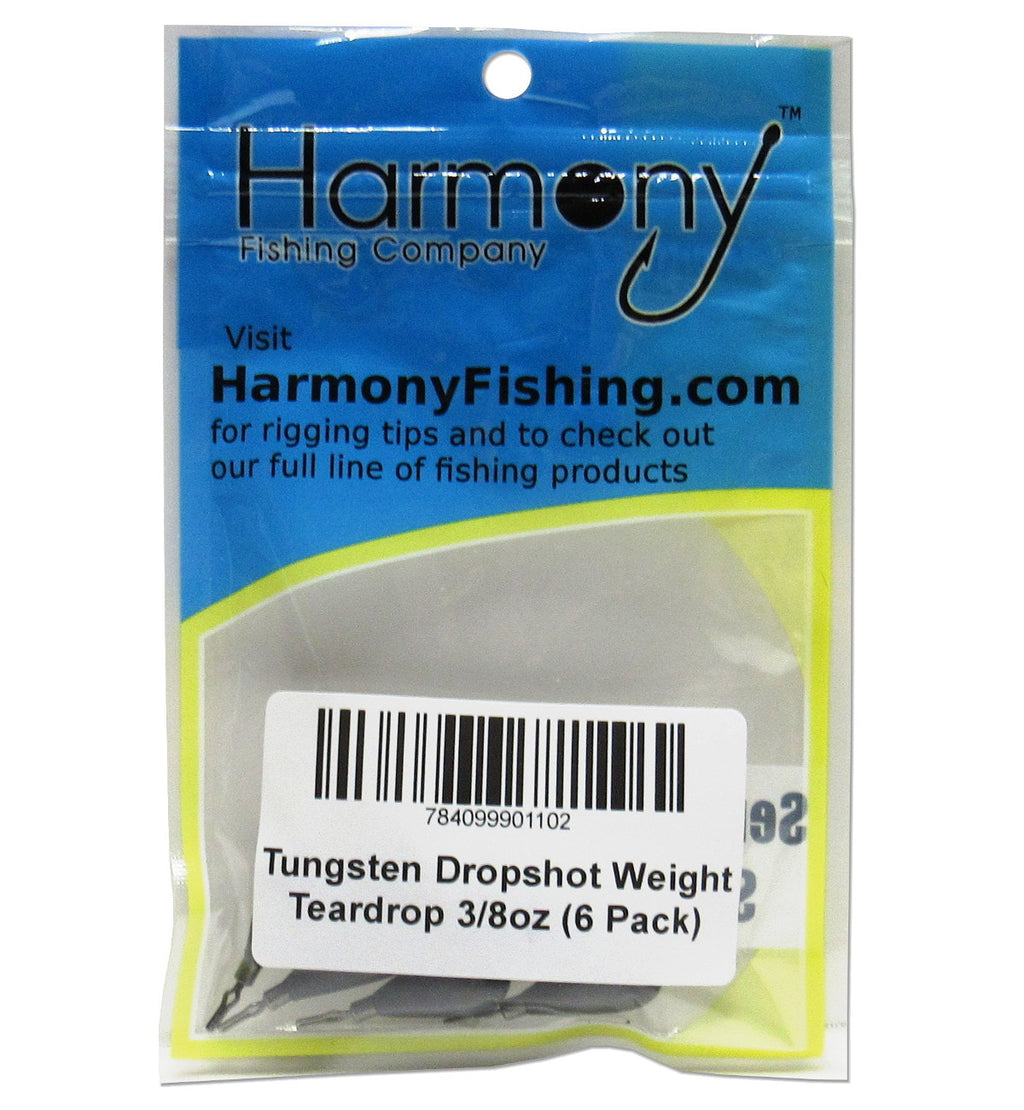 Tungsten Teardrop Dropshot/Powershot Weights