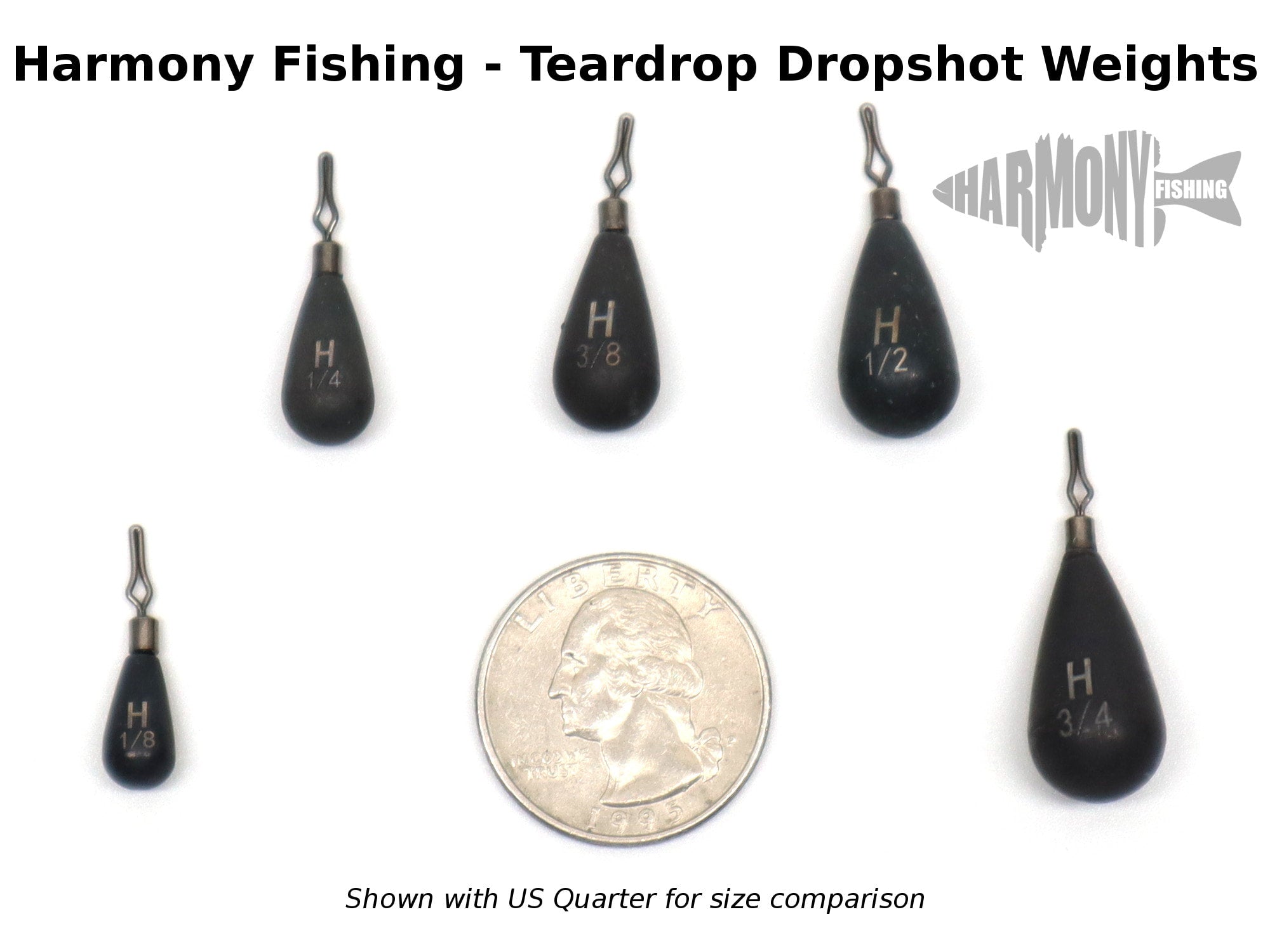 Tungsten Teardrop Dropshot/Powershot Weights