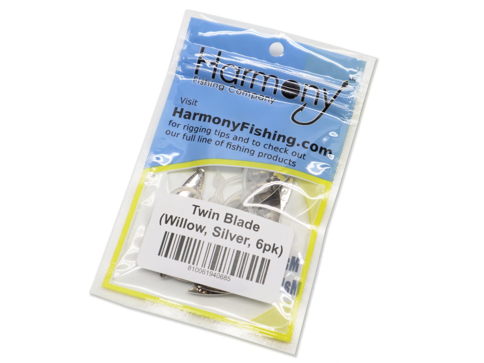 Twin Blade Slip-On Spinner Blades (6 Pack)