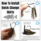 Tungsten Mini Flipping Jigs (2 Pack)