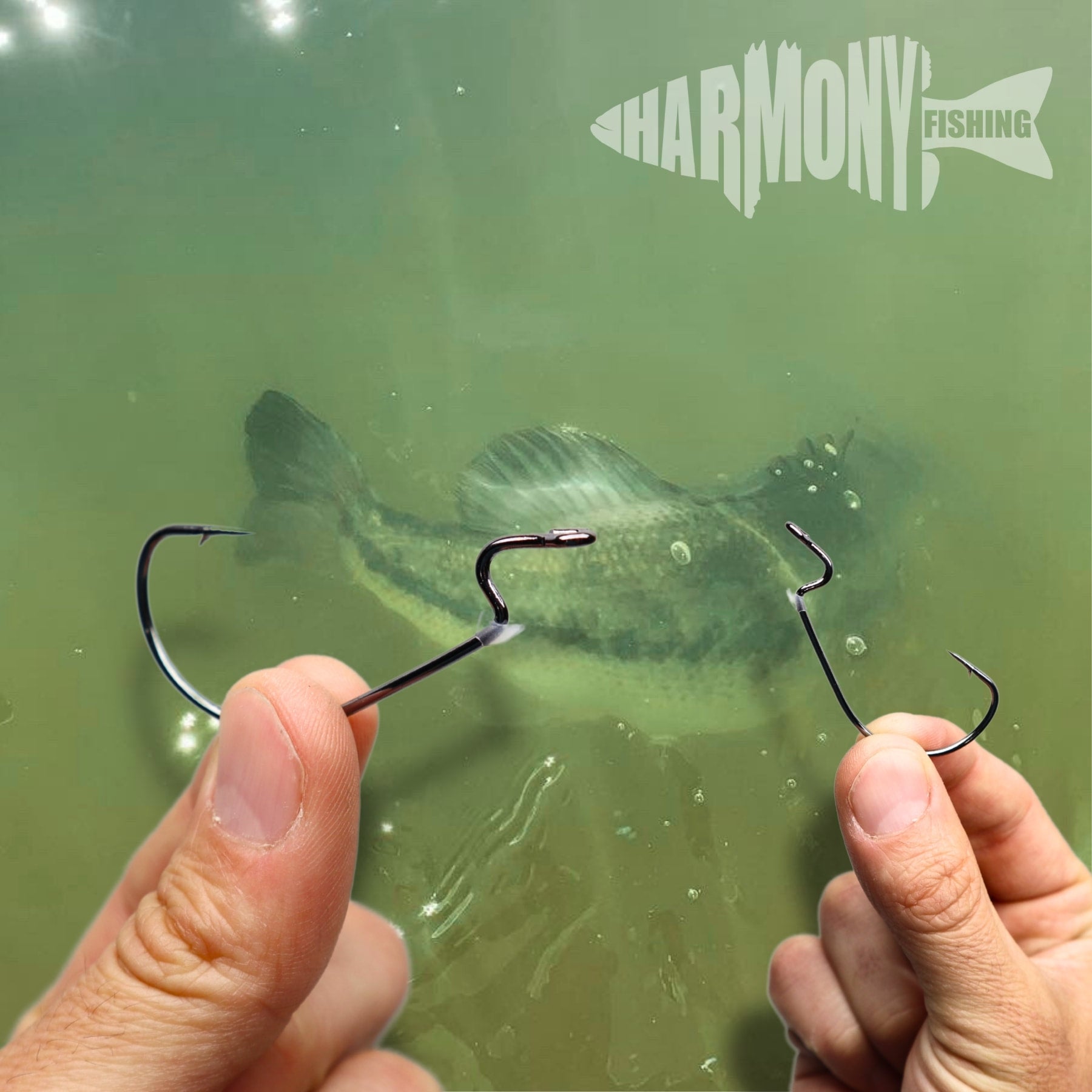 Razor Series EWG Offset Hooks with Flex Keepers (10 Pack)