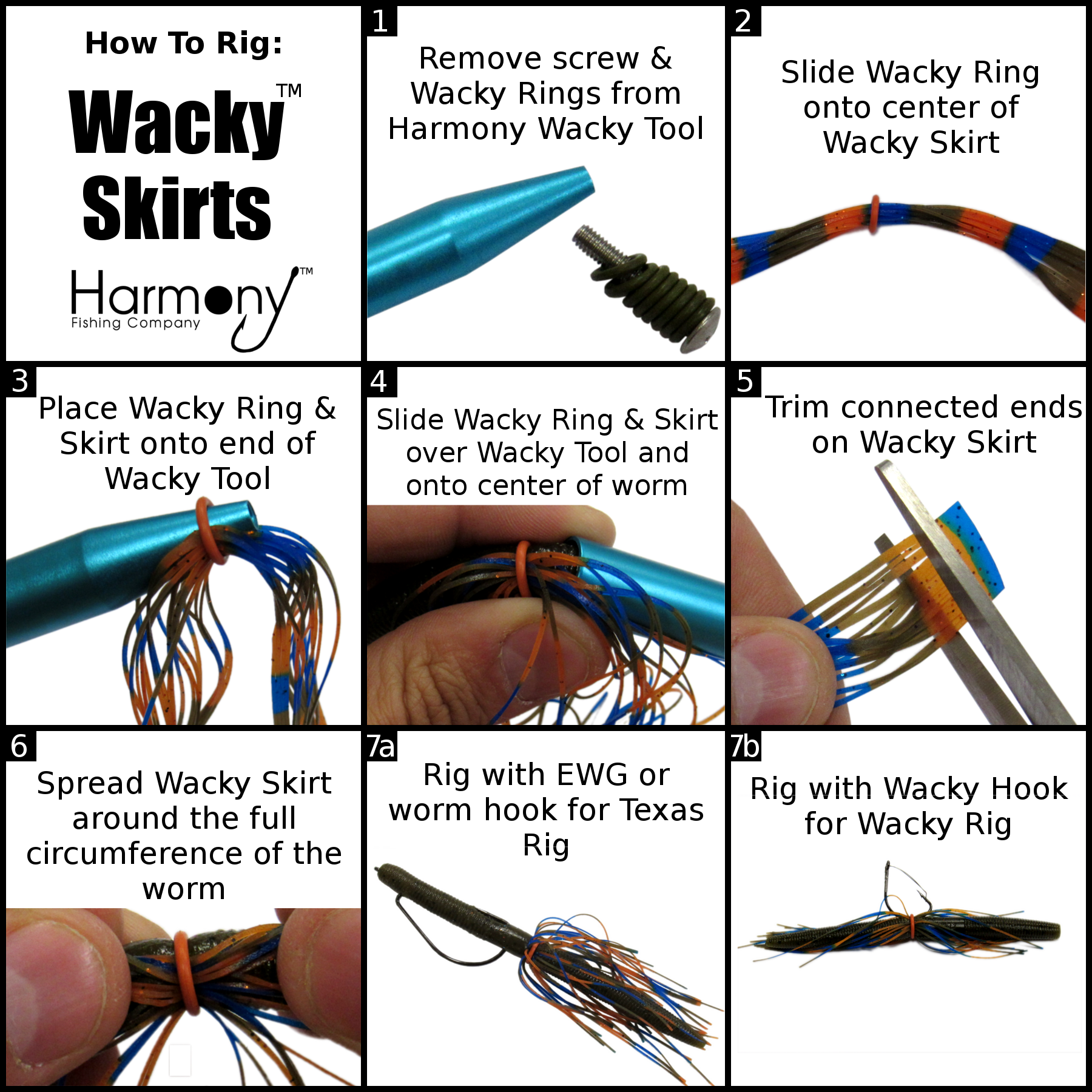 Wacky Skirts (10 Pack) [13 Colors Available]