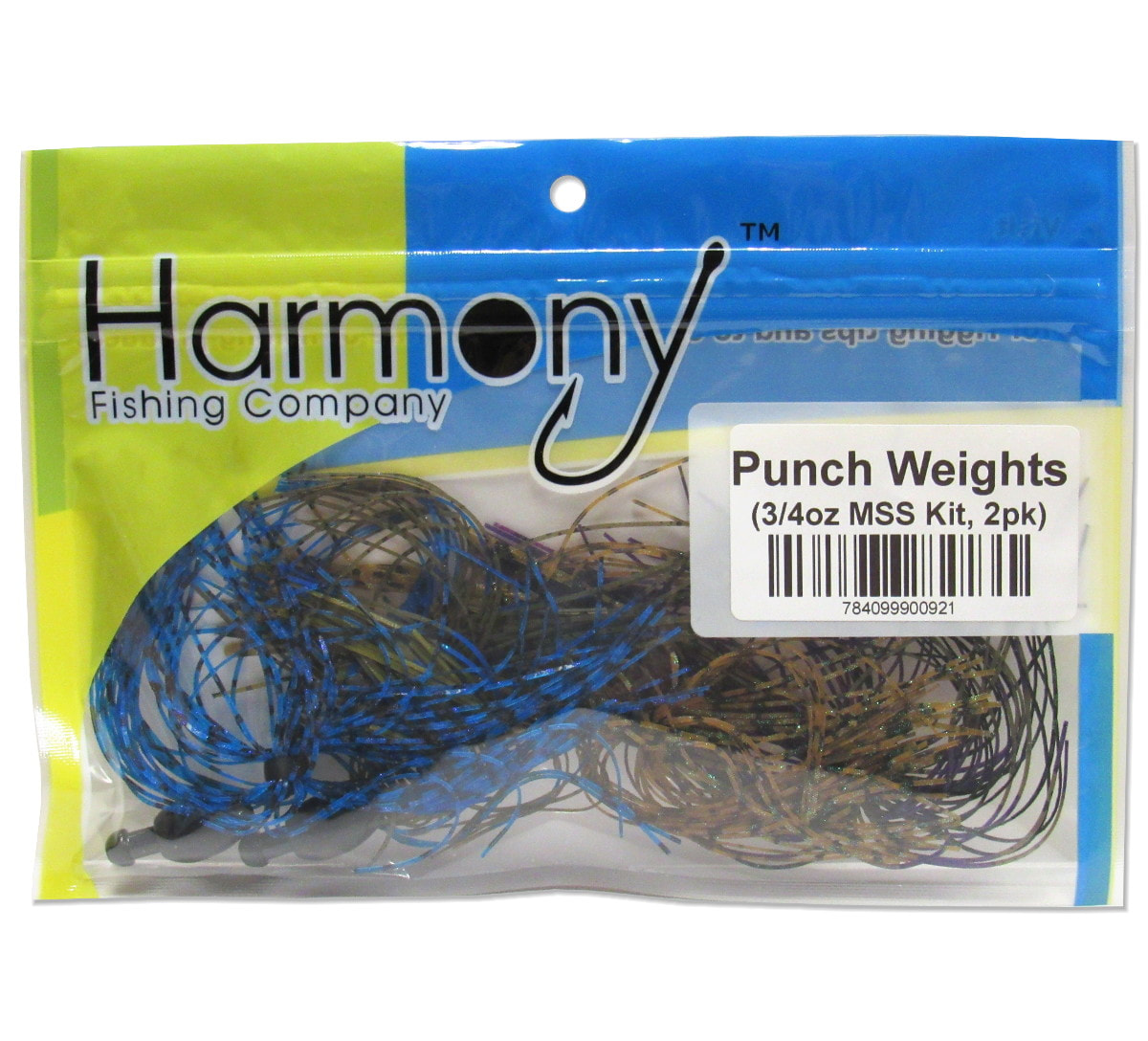 Harmony Fishing - Tungsten Flipping Weights (Chip-Proof Oxide Coated) for  bass Fishing [Includes Weight Pegs]