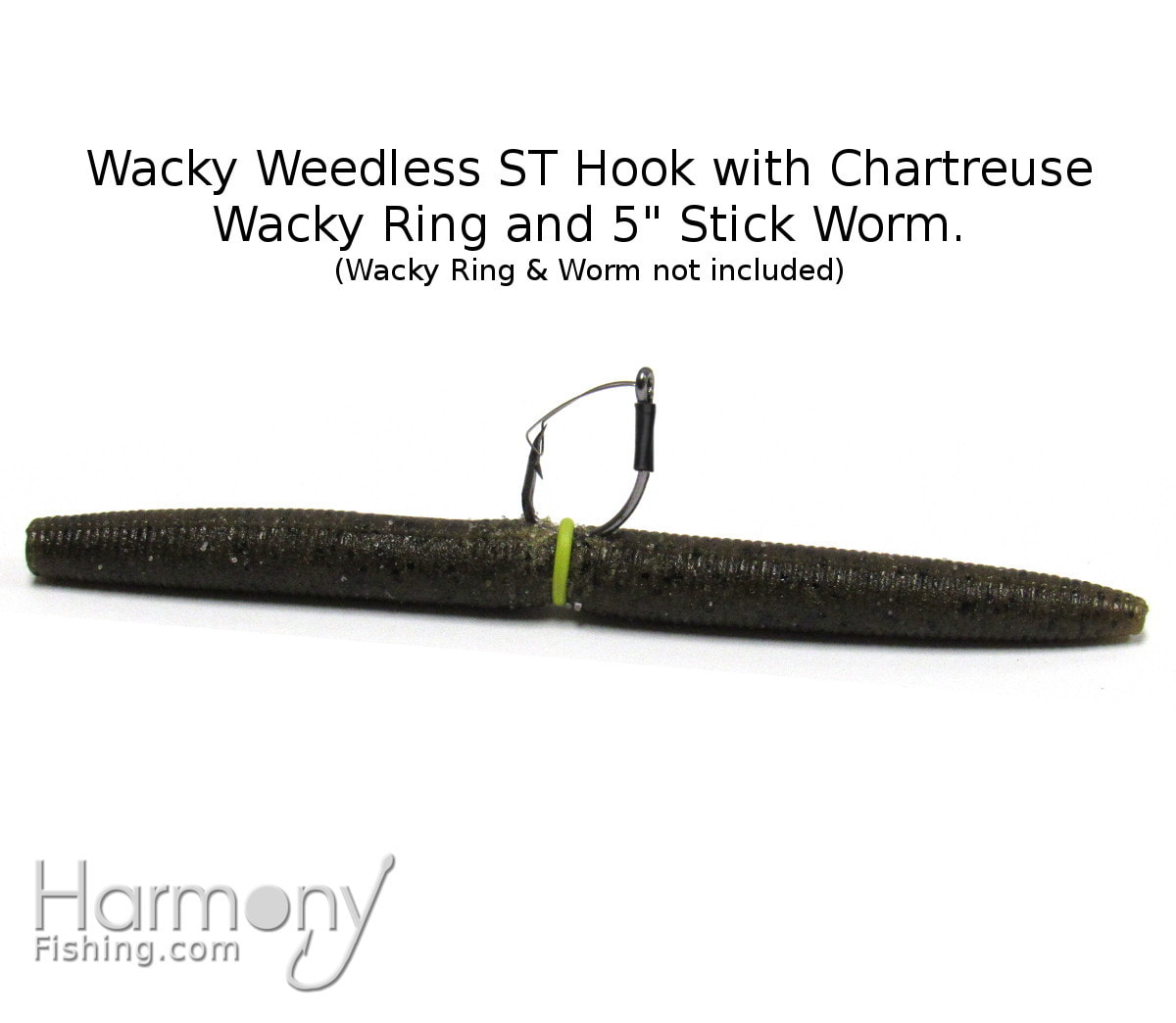 Harmony Fishing Wacky Rig Senko Kit (ZinkerZ, Weedless Hooks