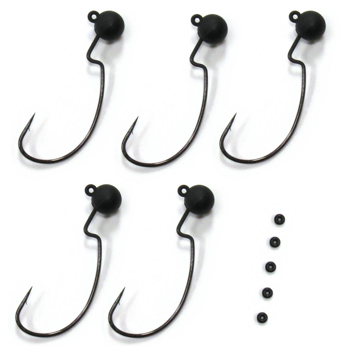 1/16 oz Ned Midwest Rig/Finesse Jig head 10PK With Strong 1/0 Owner 5313  Hook