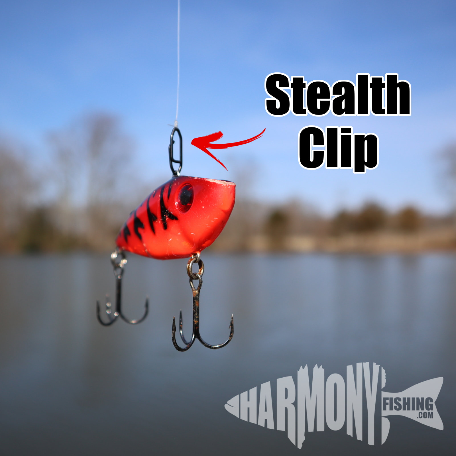 Harmony Fishing Stealth Clips (25 Pack) [Black Stainless]