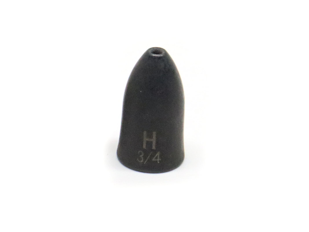 Harmony Fishing - Tungsten Flipping Weights (Chip-Proof Oxide Coated) for  bass Fishing [Includes Weight Pegs]